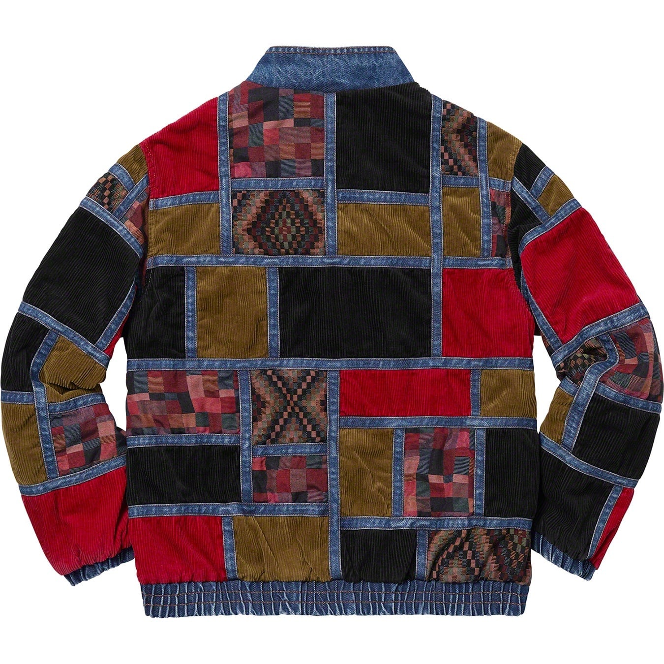 Corduroy Patchwork Denim Jacket view 12